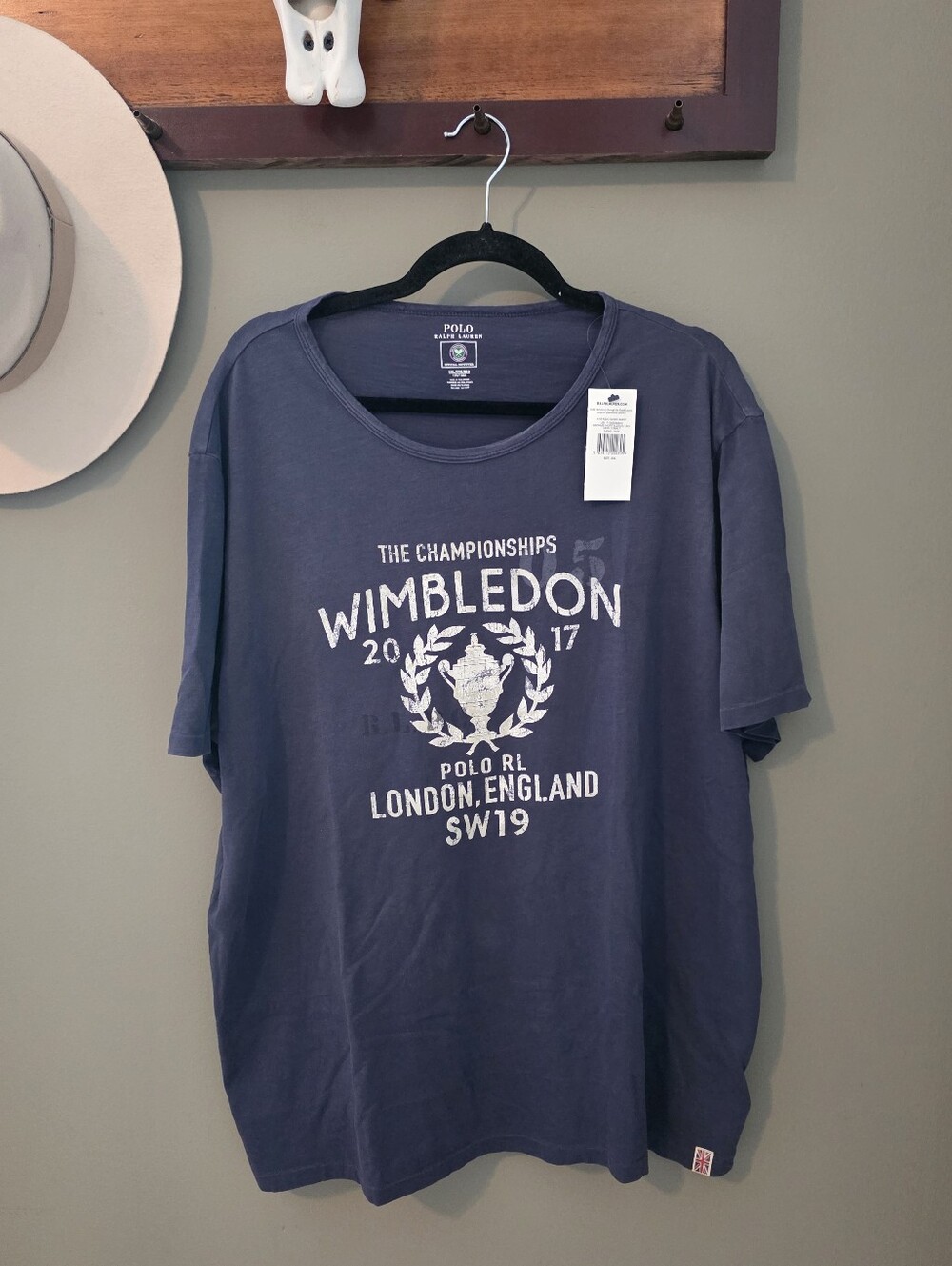 Polo Ralph Lauren New Wimbledon 2017 T Shirt Size XXL